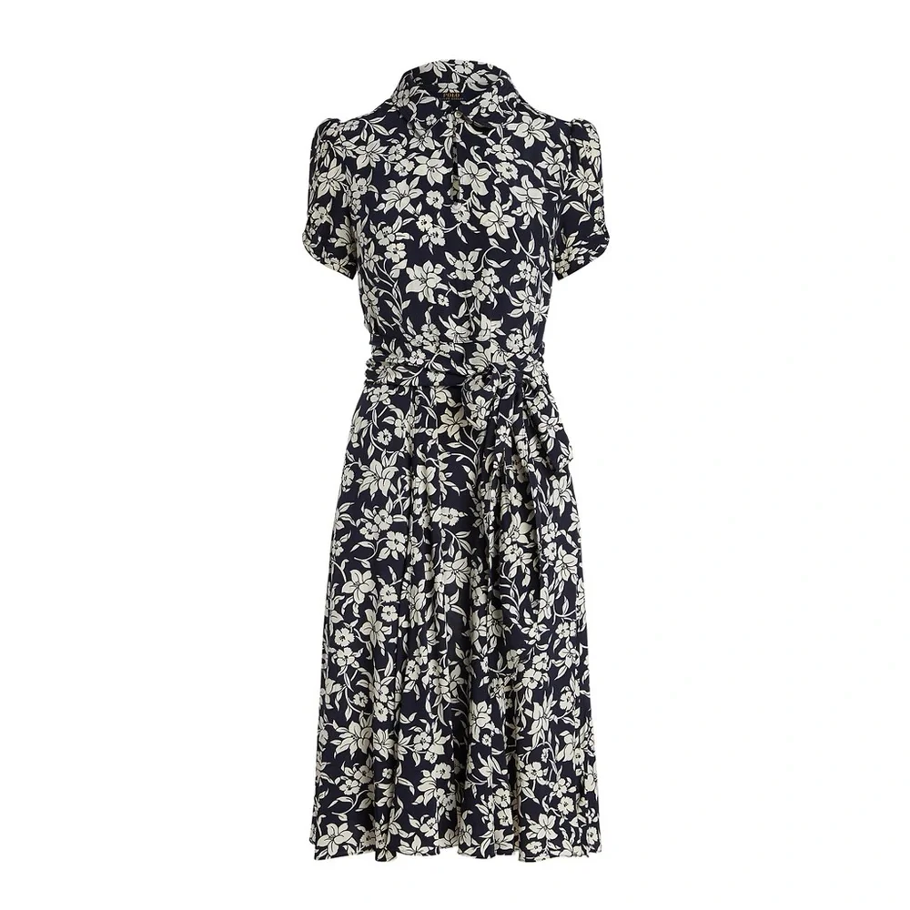 Polo Ralph Lauren Floral A-Line Midi Dress NWT - Picture 14 of 16